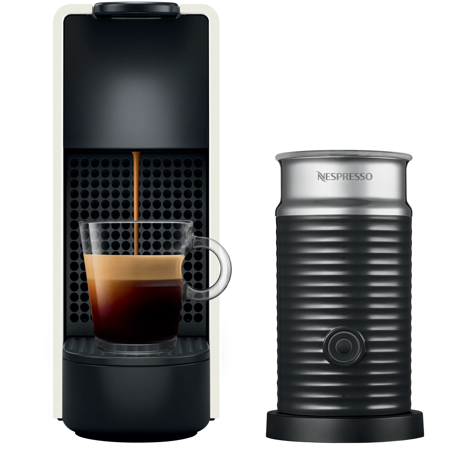 Essenza Mini Pure White + Aeroccino