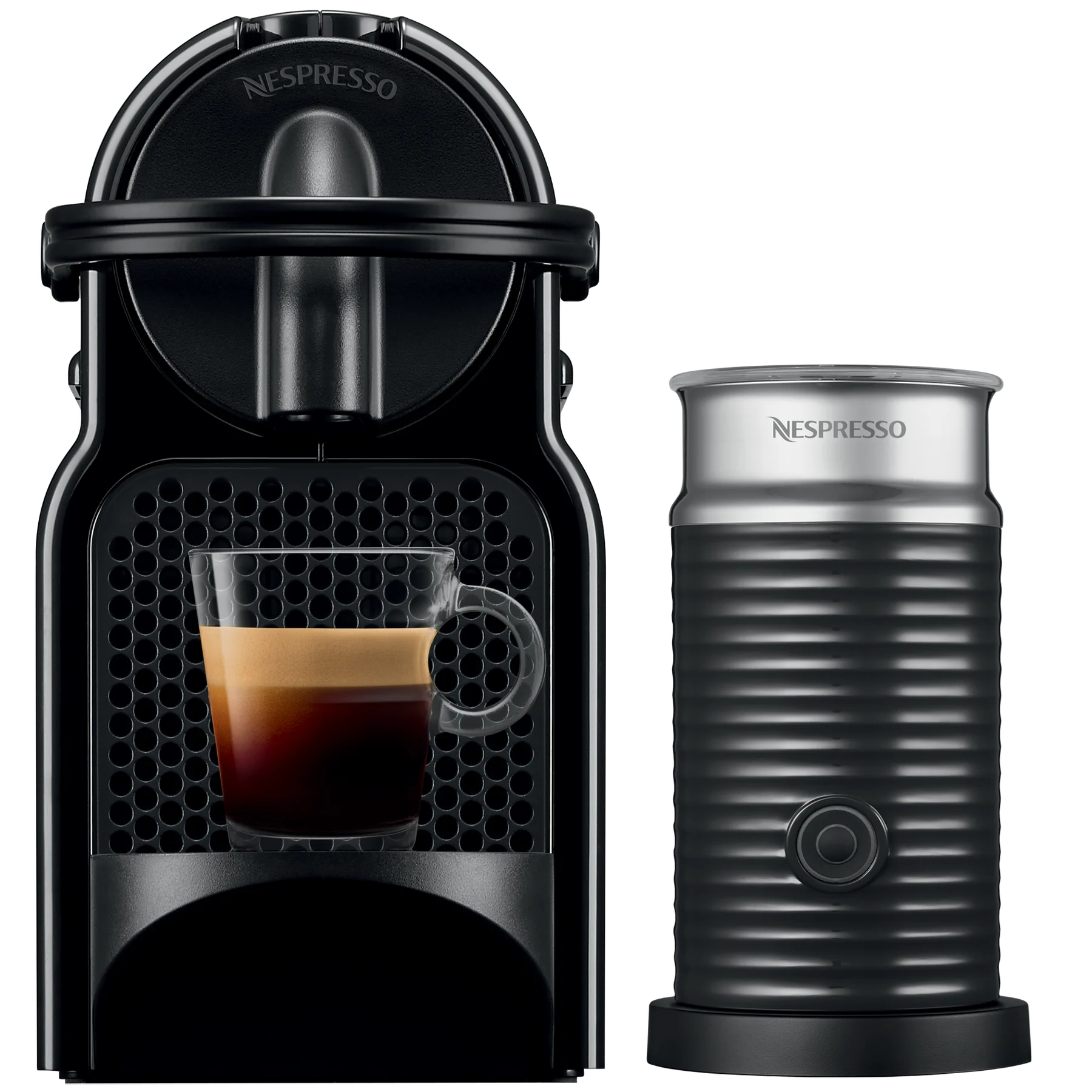 Inissia Black + Aeroccino