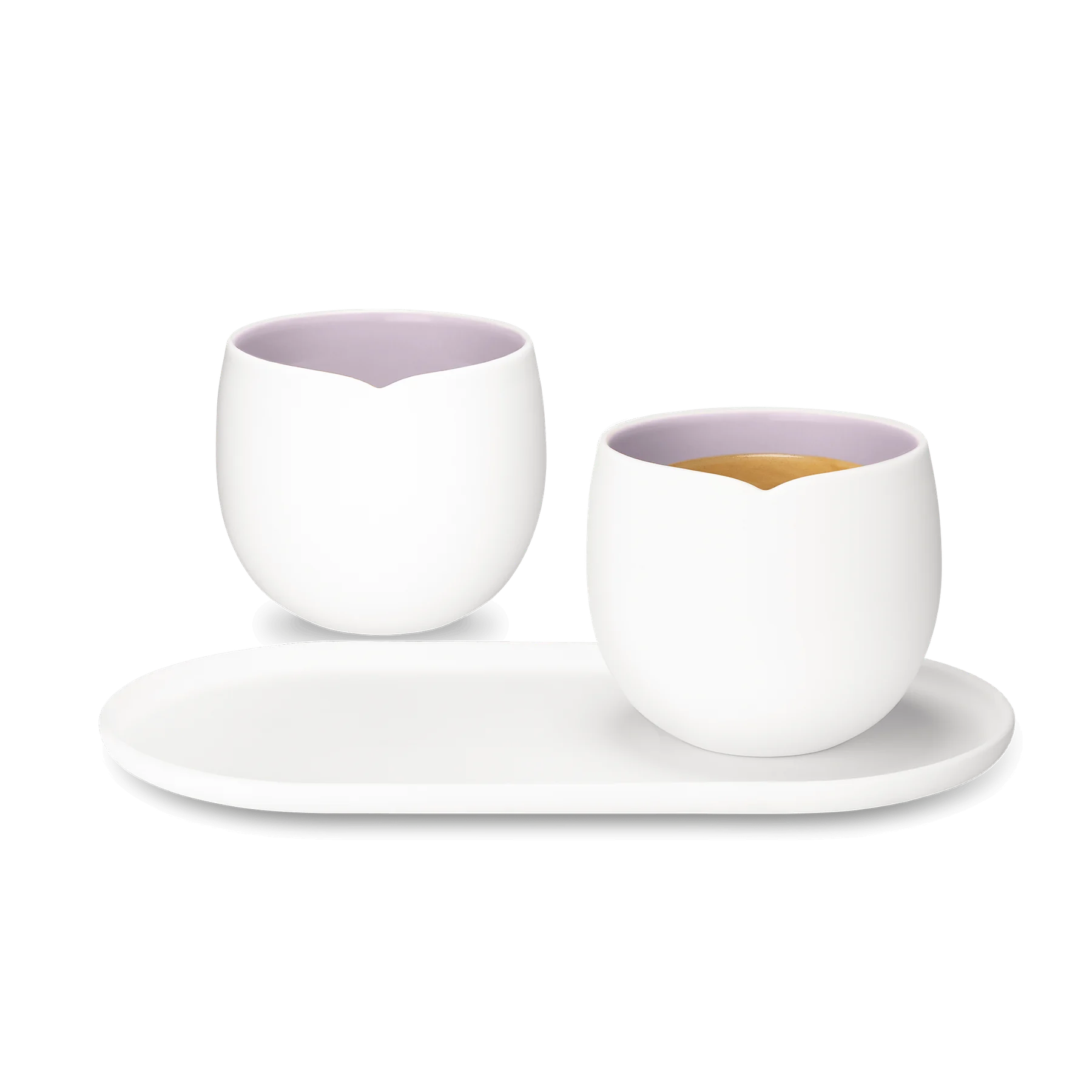 ORIGIN Lungo-Set und Tablett, Lavender