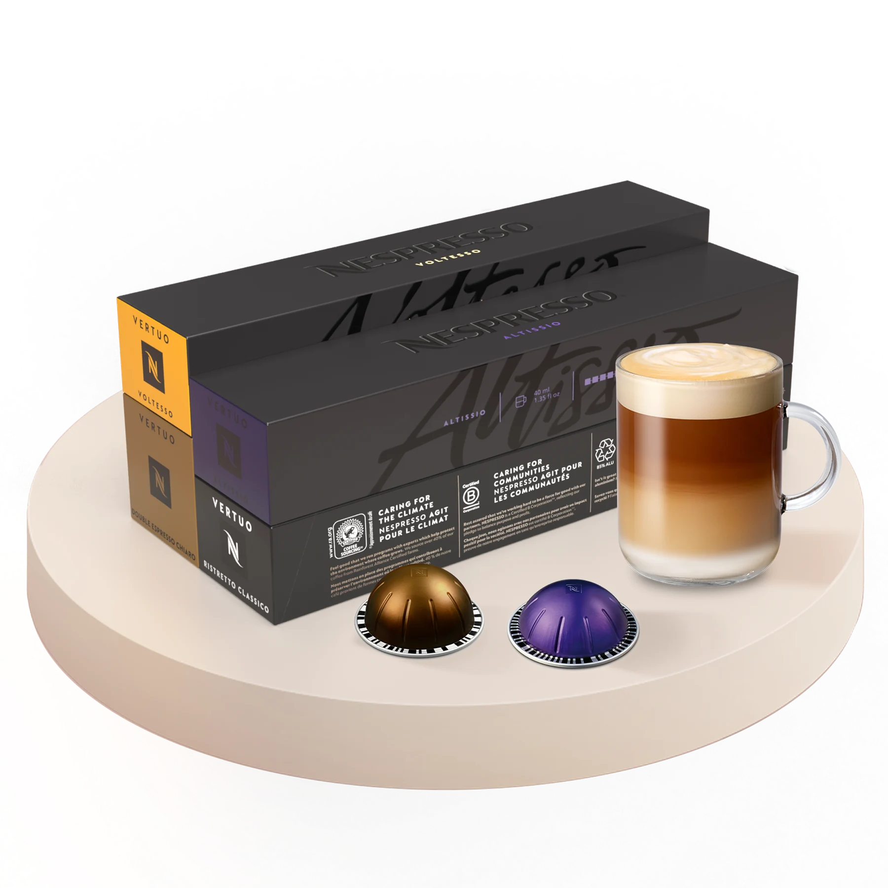 Sortiment Kurze Kaffees
