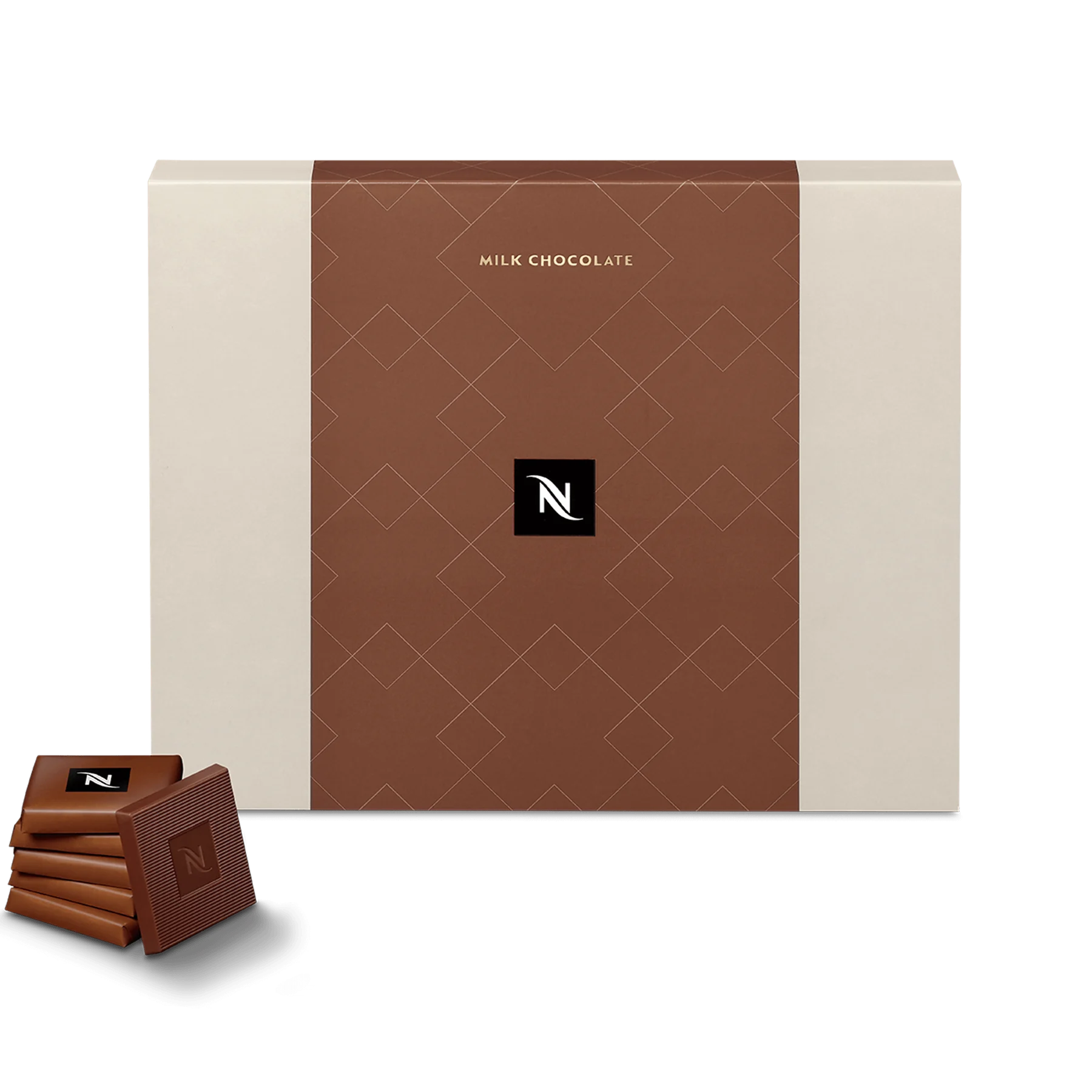 Quadratini di cioccolato al latte