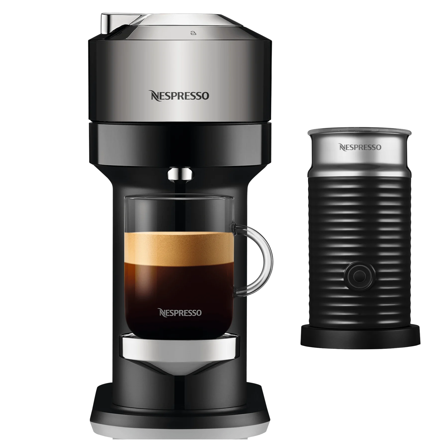 Vertuo Next Deluxe Chrome + Aeroccino