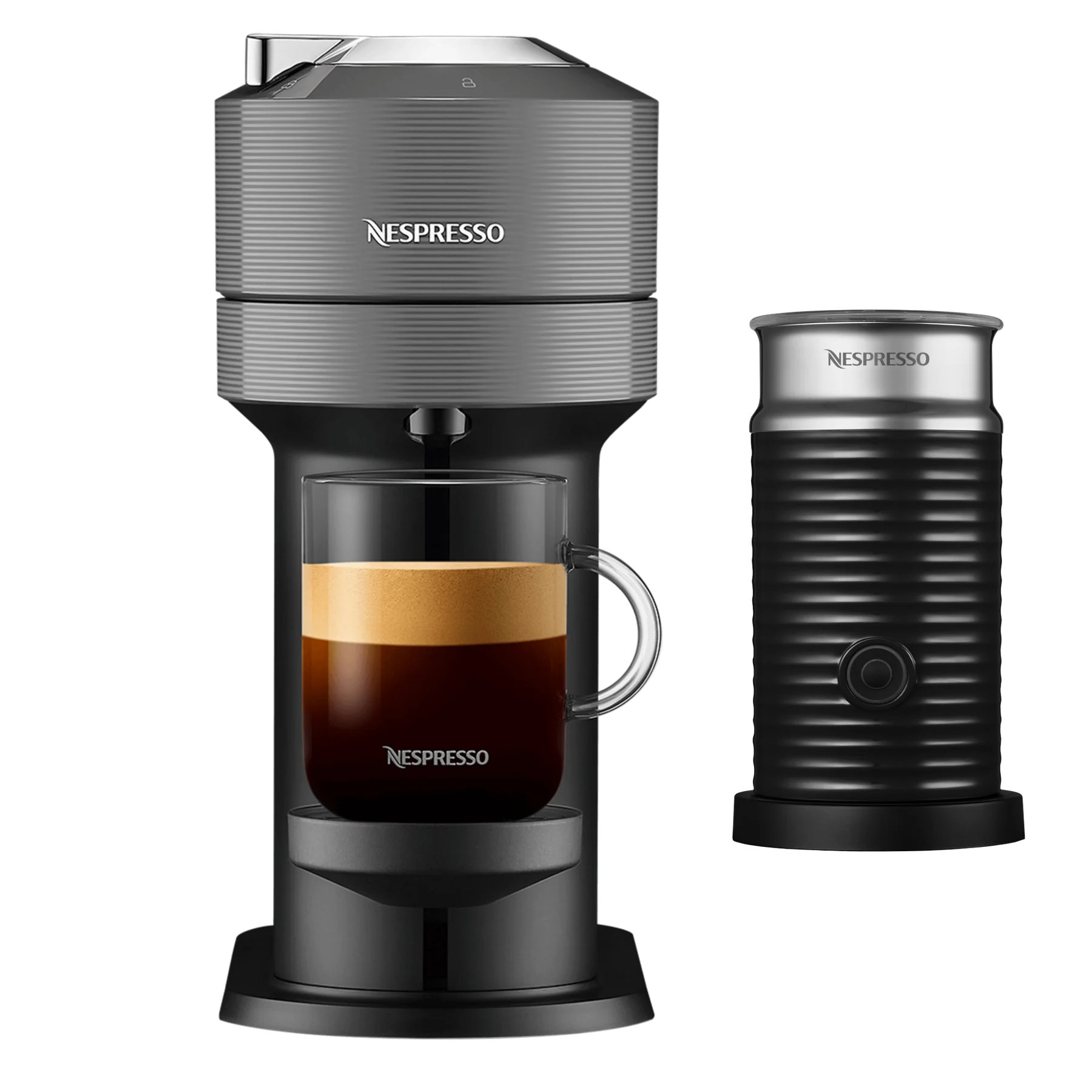 Vertuo Next Grey + Aeroccino