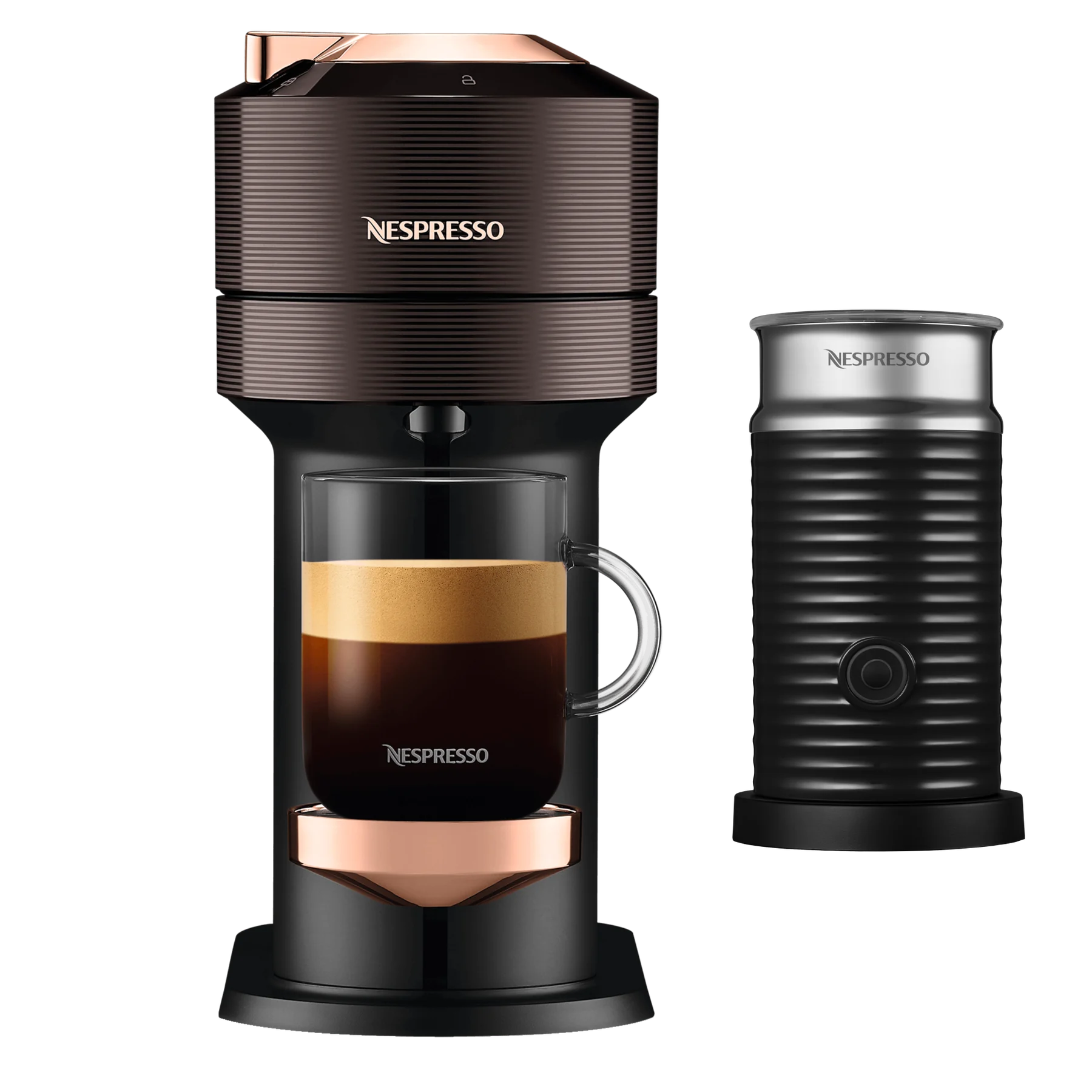 Vertuo Next Premium Rose Gold + Aeroccino