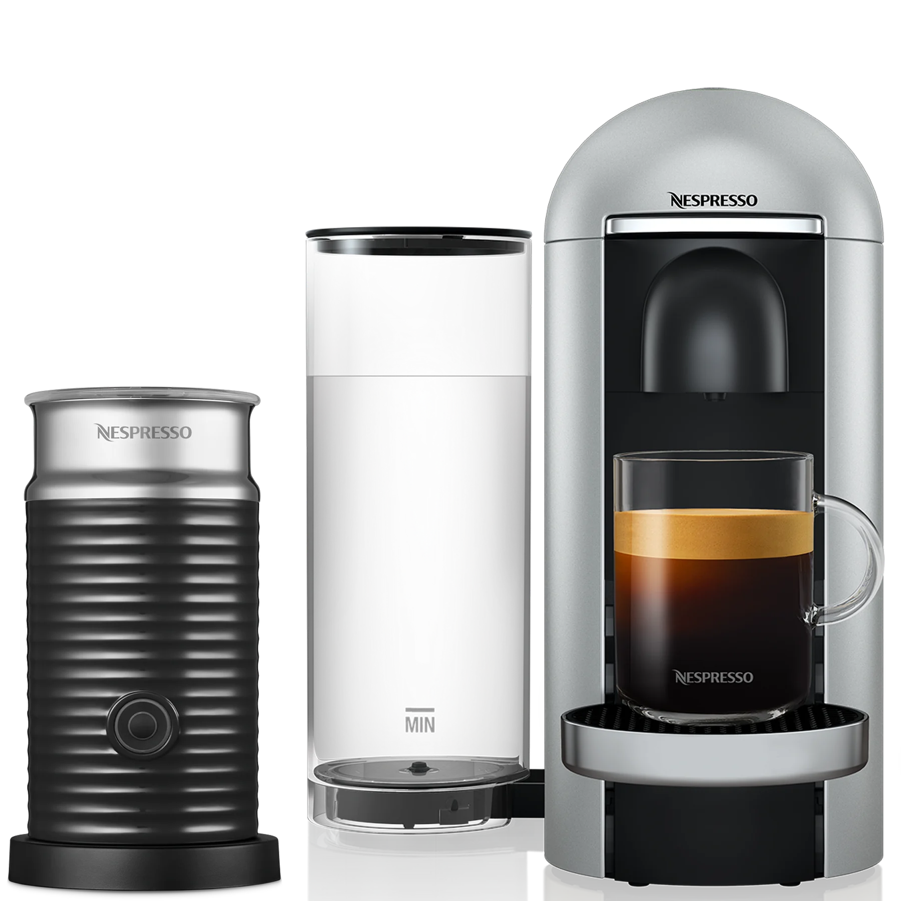 Vertuo Plus Deluxe Silver & Aeroccino