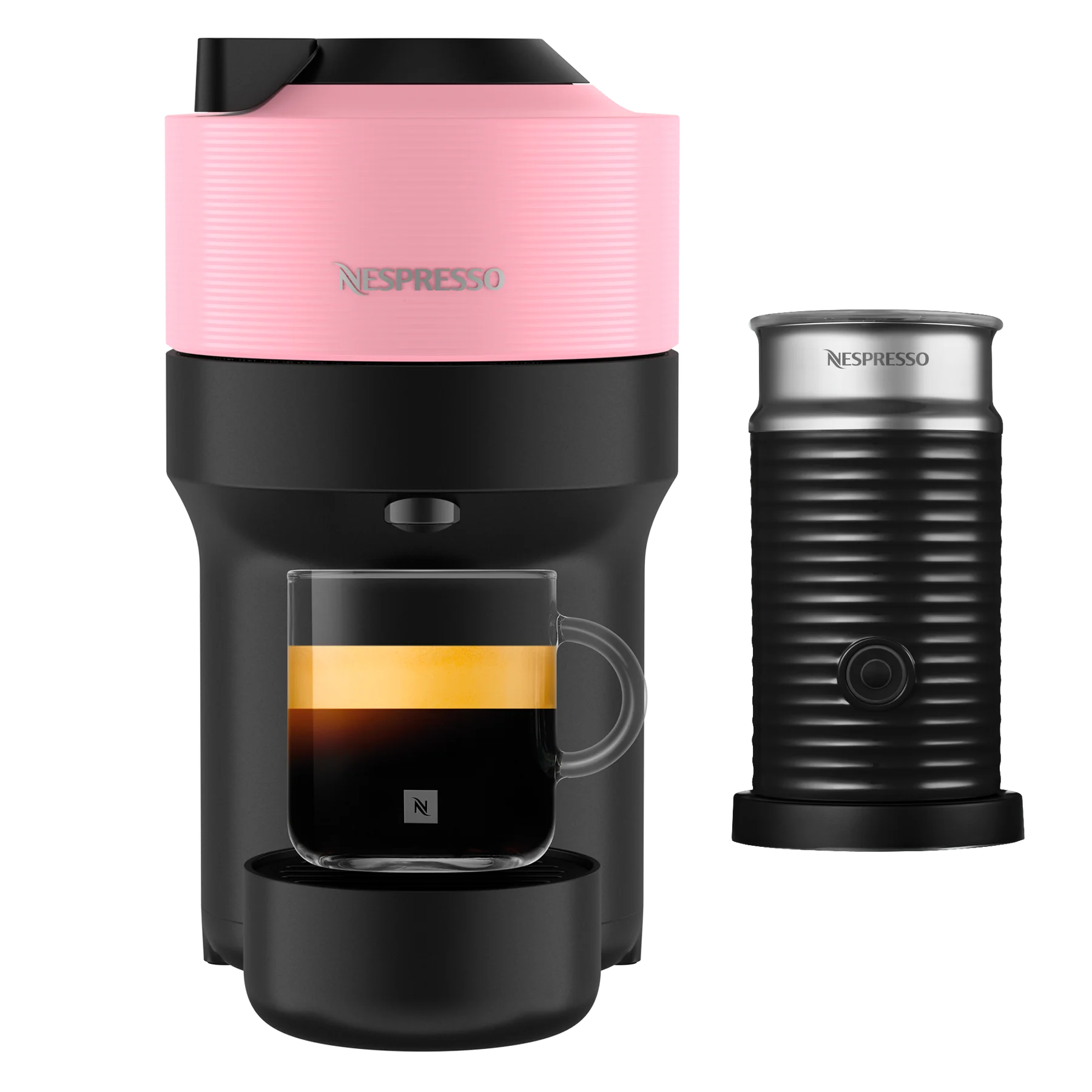 Vertuo Pop Candy Pink + Aeroccino