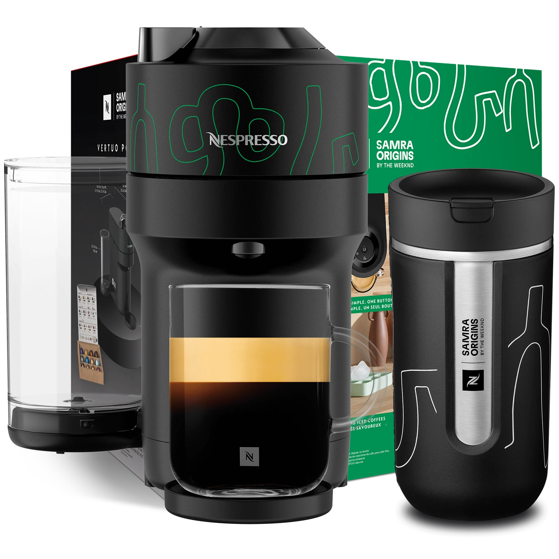 Vertuo Pop Deluxe Samra Origins & Travel Mug