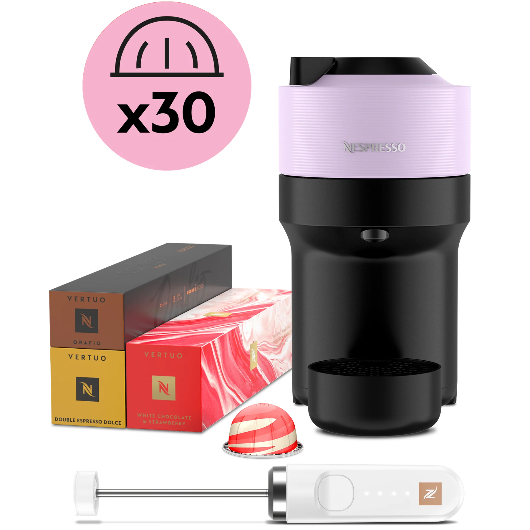 Vertuo Pop Lilac Barista Kit