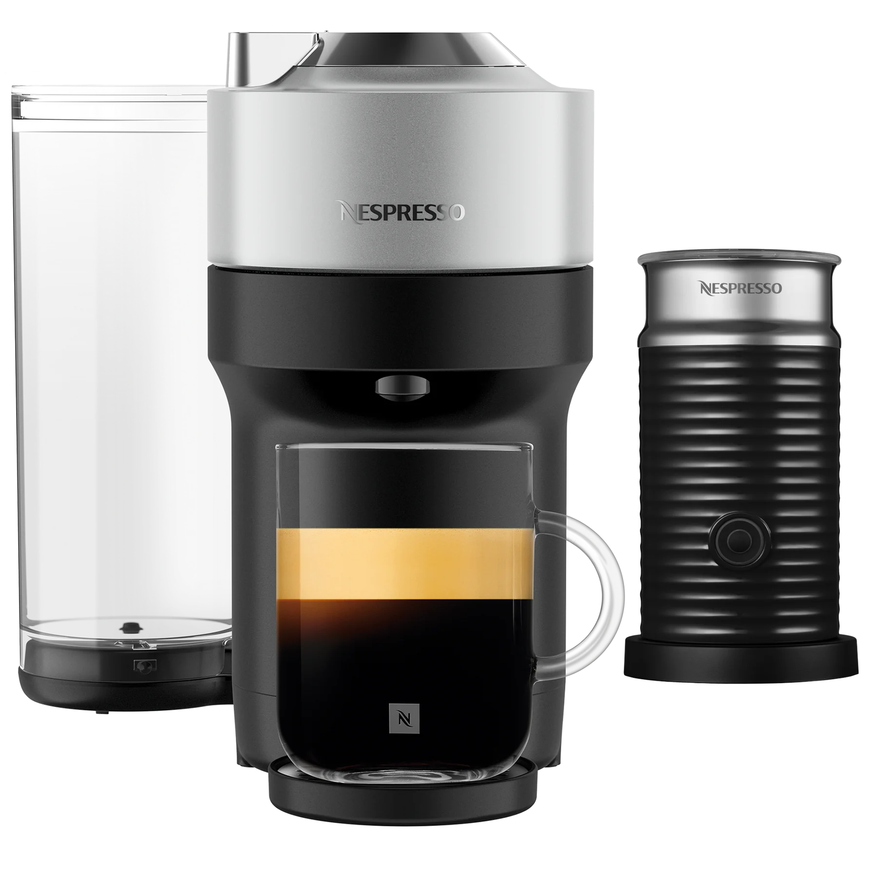Vertuo Pop+ Silver + Aeroccino