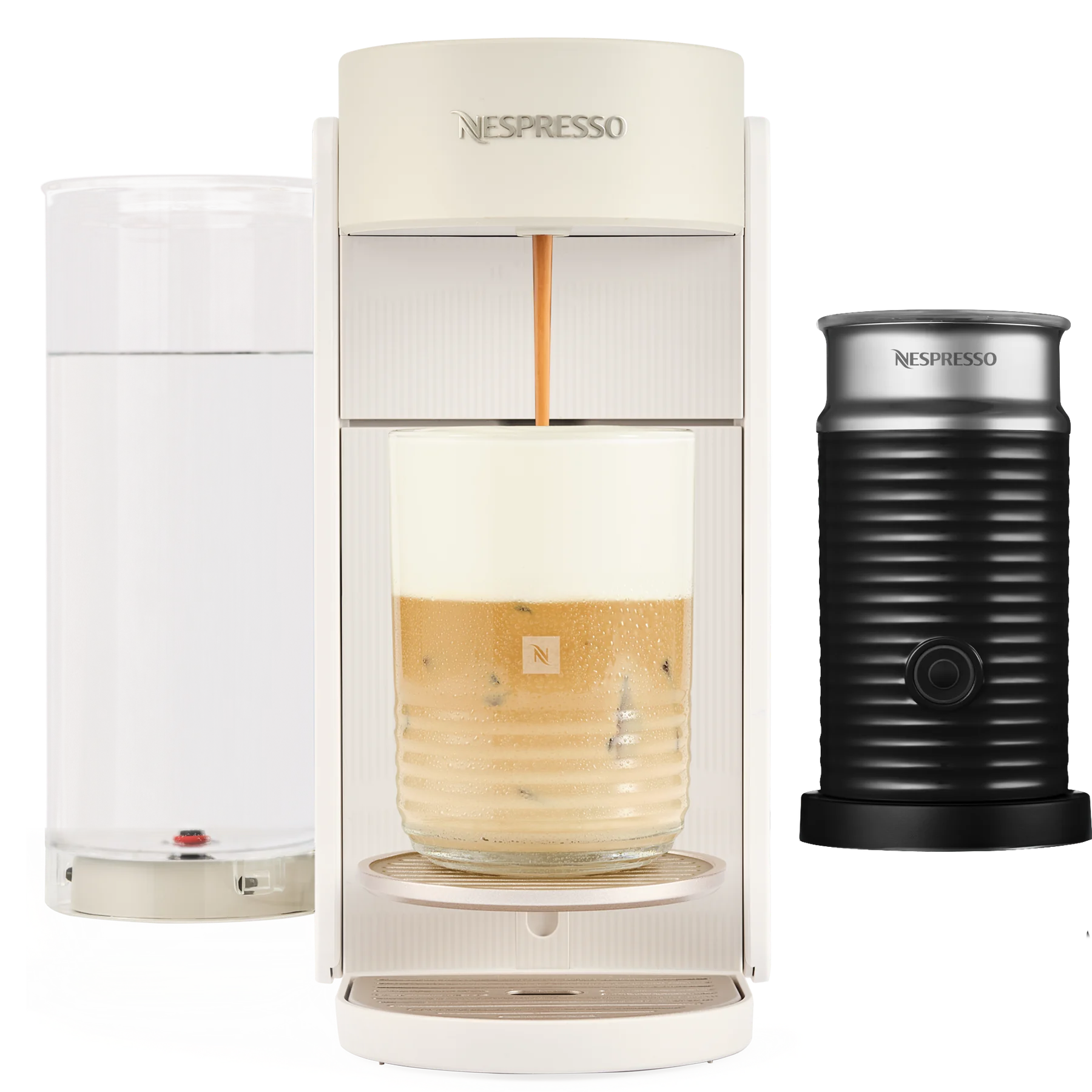 Vertuo Up - Pearl White & Aeroccino