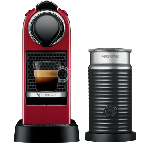 CitiZ Cherry Red + Aeroccino
