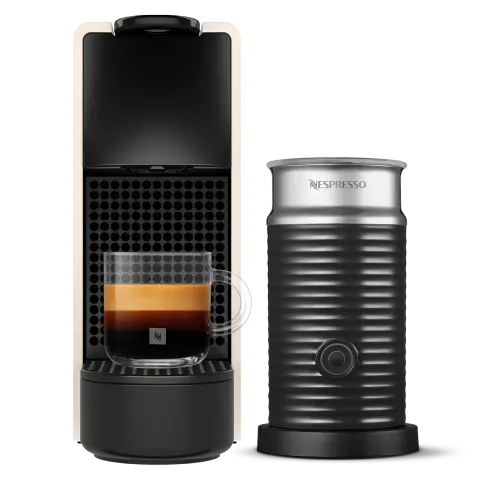 Essenza Mini C Matte Cream + Aeroccino