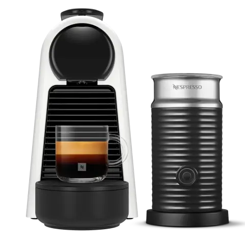 Essenza Mini D Matte White + Aeroccino