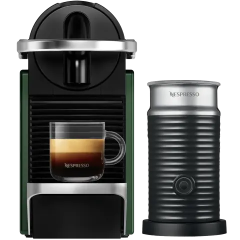 Pixie Dark Green + Aeroccino