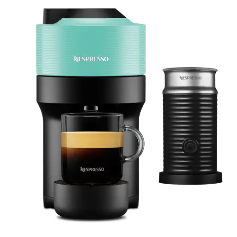 Vertuo Pop Aqua Mint + Aeroccino