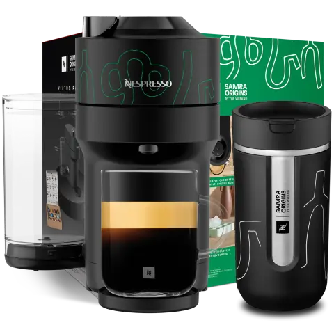 Vertuo Pop Deluxe Samra Origins & Travel Mug