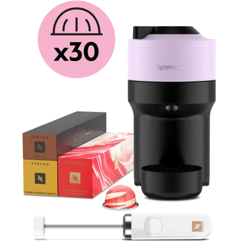 Vertuo Pop Lilac Barista Kit