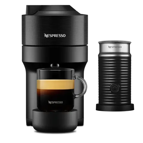 Vertuo Pop Liquorice Black + Aeroccino