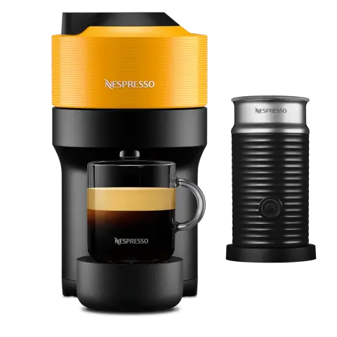 Vertuo Pop Mango Yellow + Aeroccino