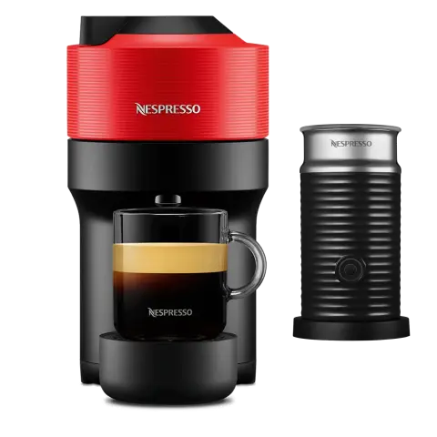 Vertuo Pop Spicy Red + Aeroccino