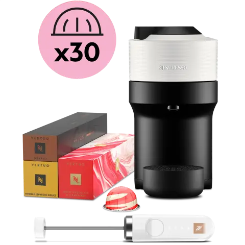 Vertuo Pop White Barista Kit