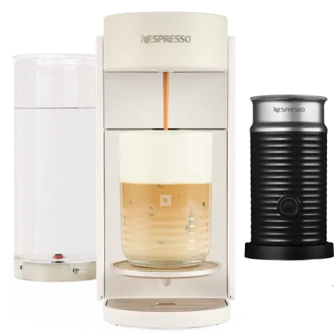 Vertuo Up - Pearl White & Aeroccino
